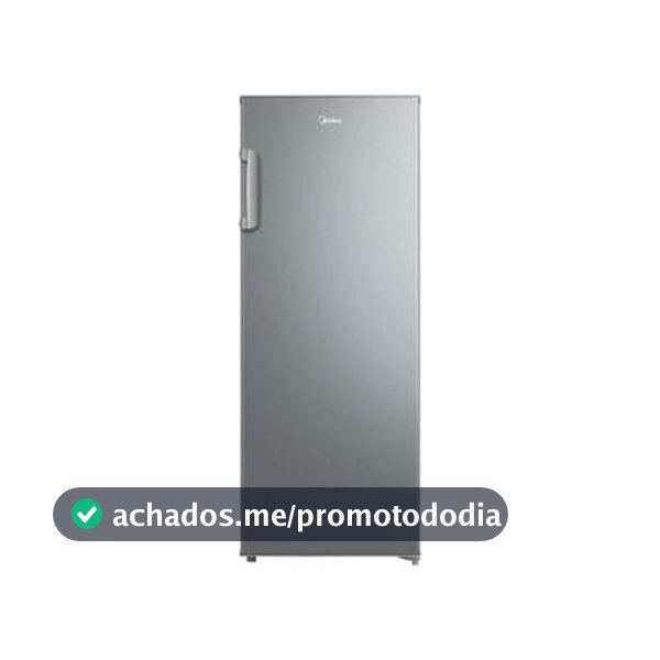 Freezer Vertical 196L 2 em 1 Inverter Prata Midea