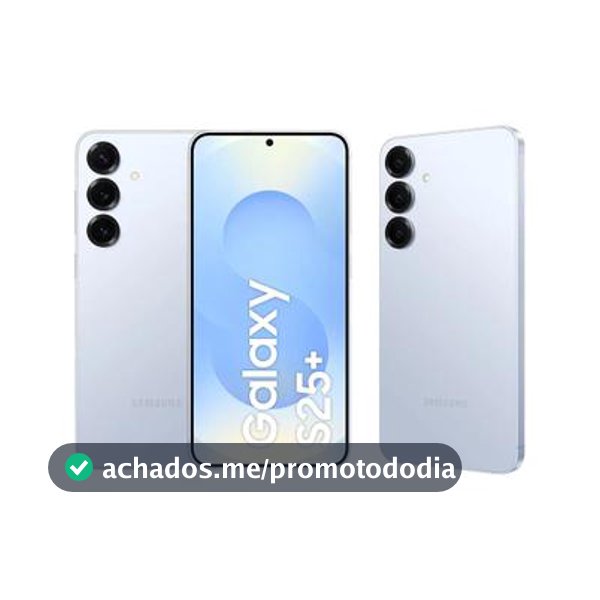 Celular Samsung Galaxy S25+ 5G, 256GB, 12GB RAM, Câmera Tripla de 50+12+10, Tela Grande de 6.7" - Galaxy S25+