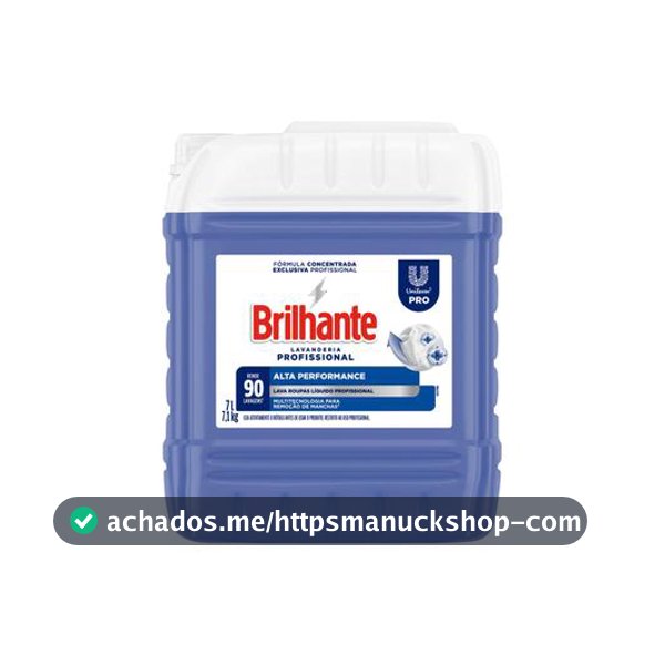 Sabão Líquido Brilhante Alta Performance Concentrado Profissional 7L
