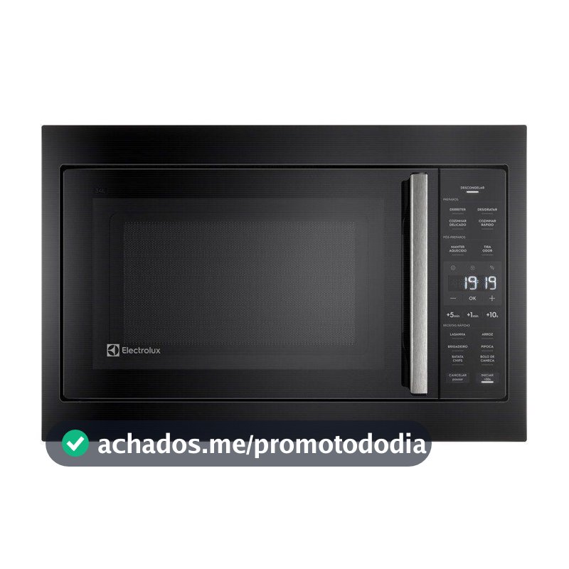 Micro-ondas de Embutir Electrolux Experience com 34 Litros de Capacidade Preto - ME3BP - Micro-ondas - Magazine Queropromolulu