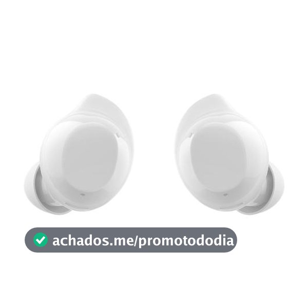 Fone de Ouvido Bluetooth Samsung Buds Core com Microfone Cancelamento de Ruído Esportivo Intra-auricular True Wireless Branco