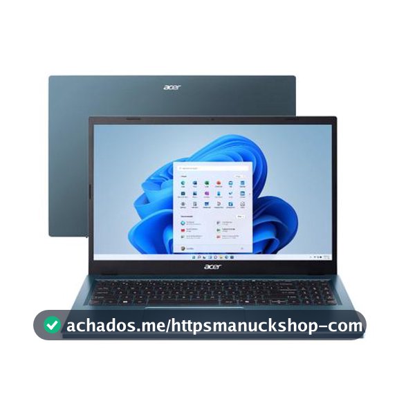 Notebook Acer Aspire Go 15 AG15-51P-35JZ Intel Core i3 8GB RAM 256GB SSD 15,3" Windows 11 NX.JGFAL.005