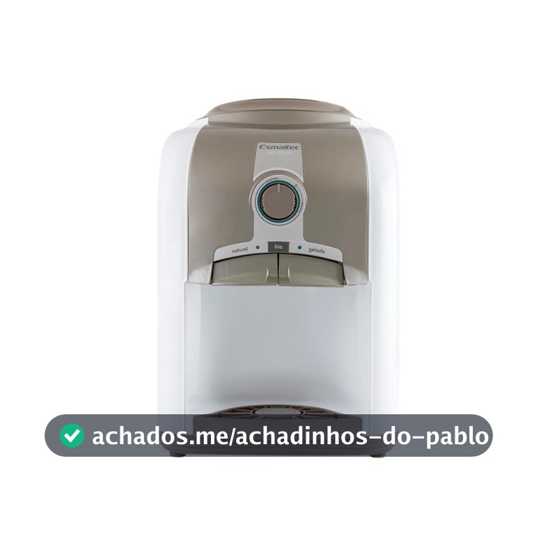 Bebedouro Gelágua de Mesa Esmaltec Branco EGM30 - Bebedouro de Mesa - Magazine Sacafarelli