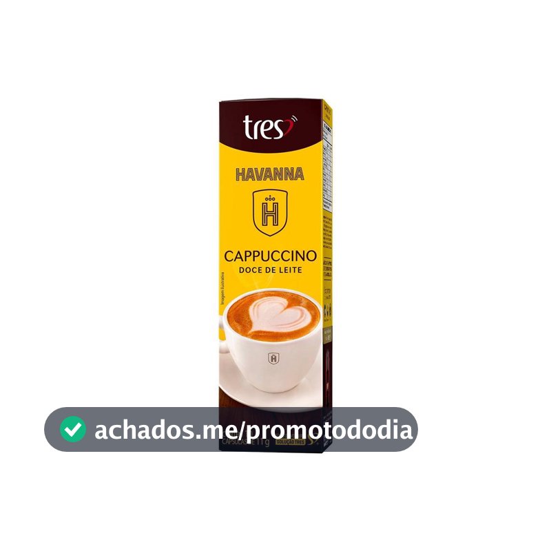 Cápsula Cappuccino Doce de Leite Havanna TRES