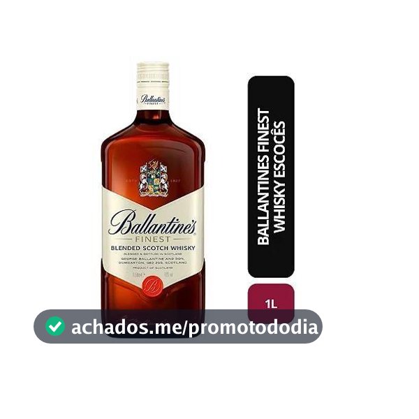 Ballantines Finest Whisky Escocês 1L - Whisky