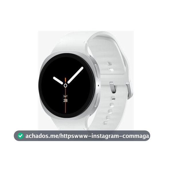 Smartwatch Samsung Galaxy Watch8 44mm Branco 32GB Bluetooth LTE