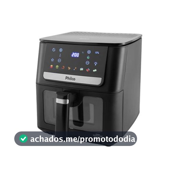 Air Fryer Philco PAF65A Preto 6,5L