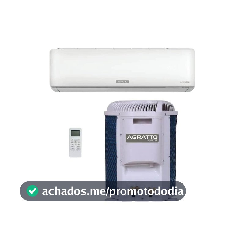 Ar Condicionado Split Inverter 9000 BTUs Agratto Zen Top Frio ZICST9F-02 - 220V