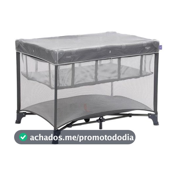 Berço Portátil Cosco Kids Cozzy até 18kg Cinza
