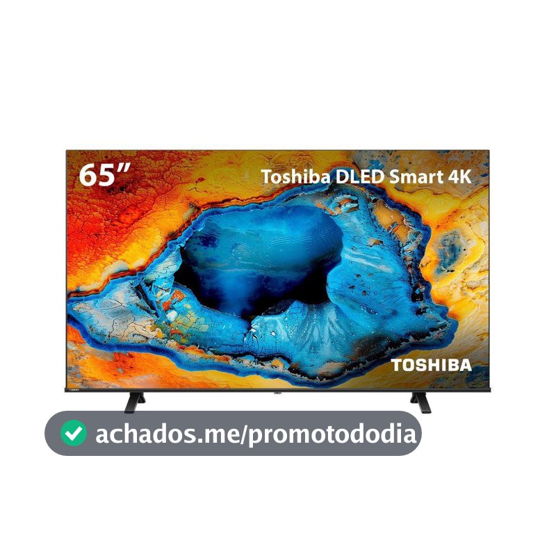 Smart TV DLED 65 4K Toshiba 65C350NS VIDAA 4HDMI 2USB Wi-Fi - TB032M - Smart Tv - Magazine Cacaprom0