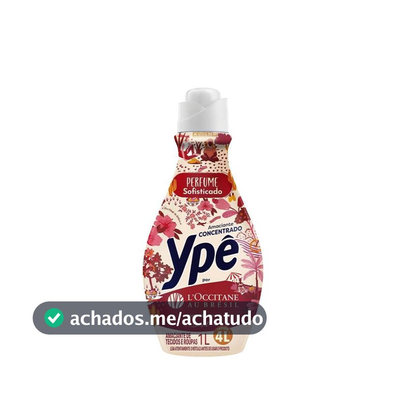 Amaciante Concentrado Ypê LOccitane au Brésil 1 Litro - Amaciante - Magazine Achadodeamicabr
