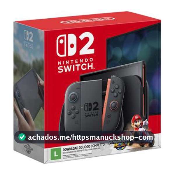 Bundle Console Nintendo Switch 2 + Jogo Mario Kart World - Nintendo Switch 2 - Magazine Infotecnan