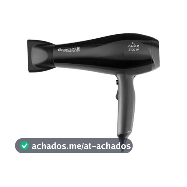 Secador de Cabelo GA.MA Italy Ceramic Íon Preto