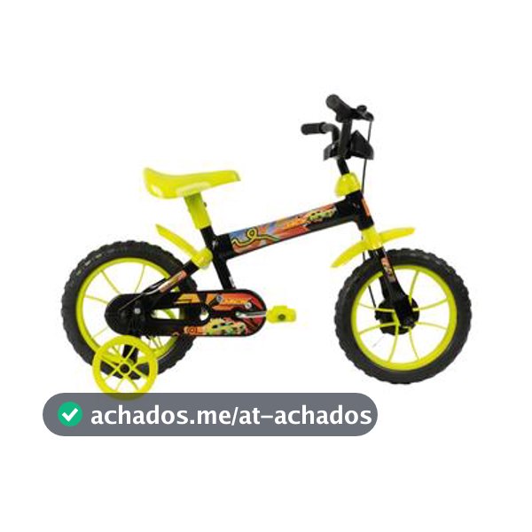 Bicicleta Infantil Aro 12 Verden Jack Menino 3-5 Anos -