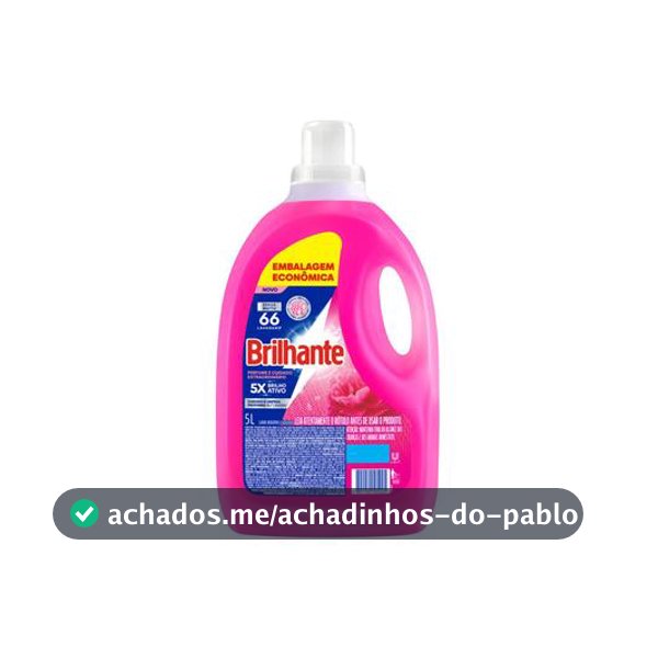 Sabão Líquido Brilhante Perfume e Cuidado Extraordinário 5L