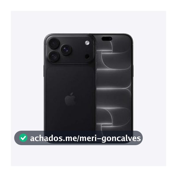 Apple iPhone 18 Pro Max 512GB Preto 6,9" 48MP iOS 27 5G