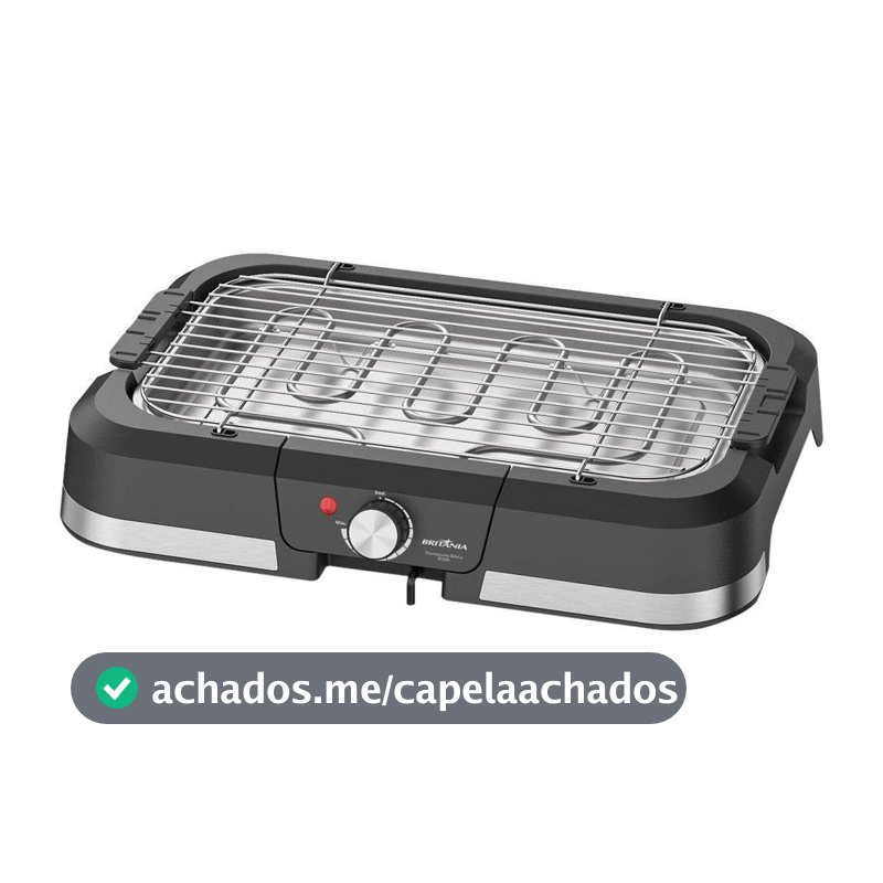 Churrasqueira Elétrica Britânia 1500W BCQ40 - Churrasqueira e Acessórios