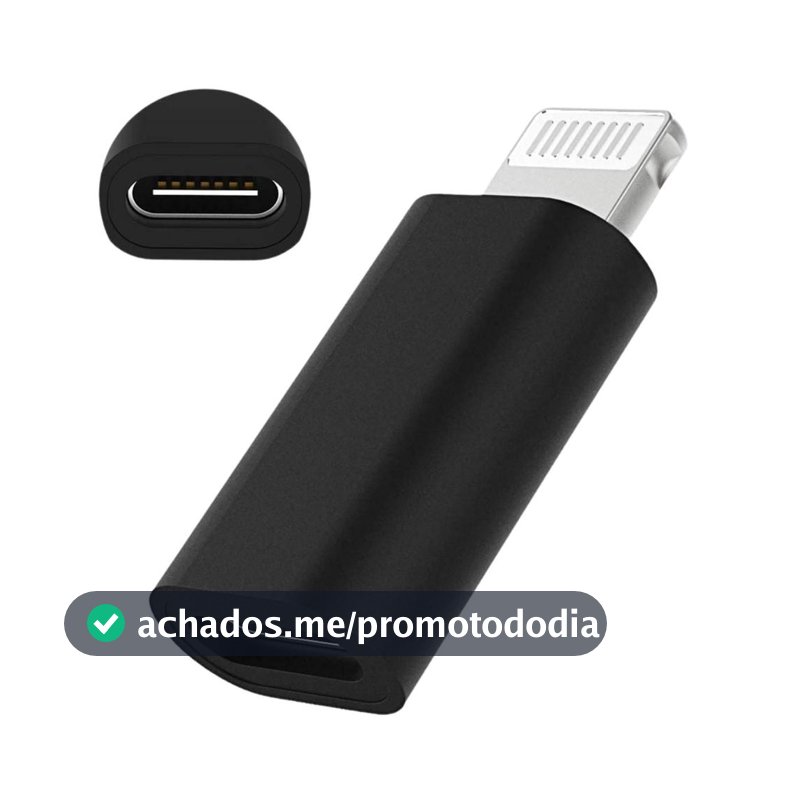Adaptador Tipo-C para Transferência e Recarga Compatível com lOS