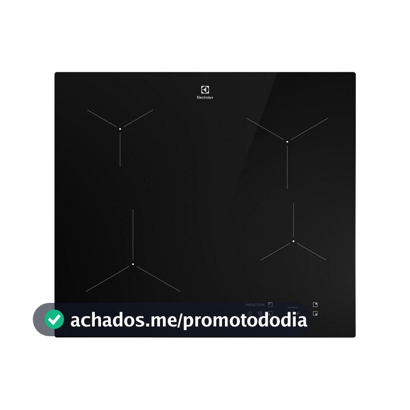 Cooktop 4 Bocas Indução Electrolux Vitrocerâmico Touch Preto Acendimento Automático IE6LP - Cooktop 4 Bocas - Magazine Queropromolulu