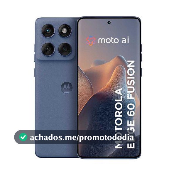 Smartphone Motorola Edge 60 Fusion 5G 256GB 16GB (8GB RAM+8GB Ram Boost) 50MP Sony AI Camera IP68 NFC