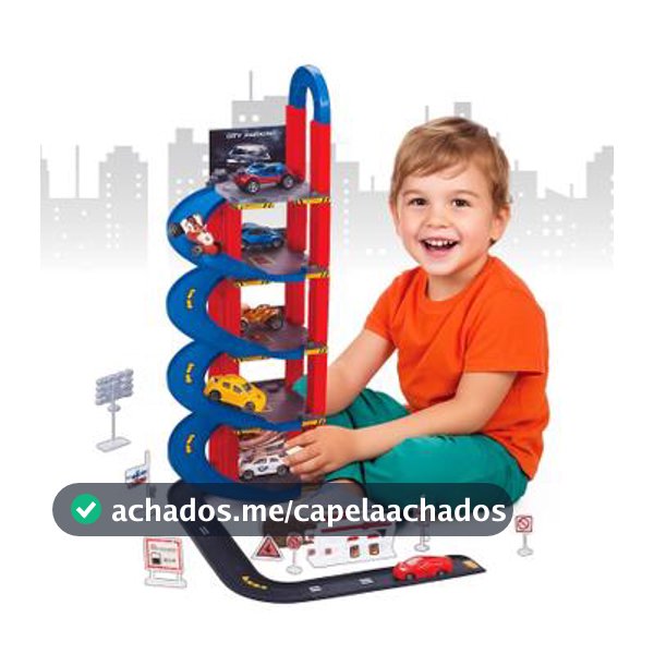 Pista De Carrinhos Estacionamento Brinquedo Infantil Corrida - ATENTU - Pistas de Brinquedo - Magazine Sacafarelli