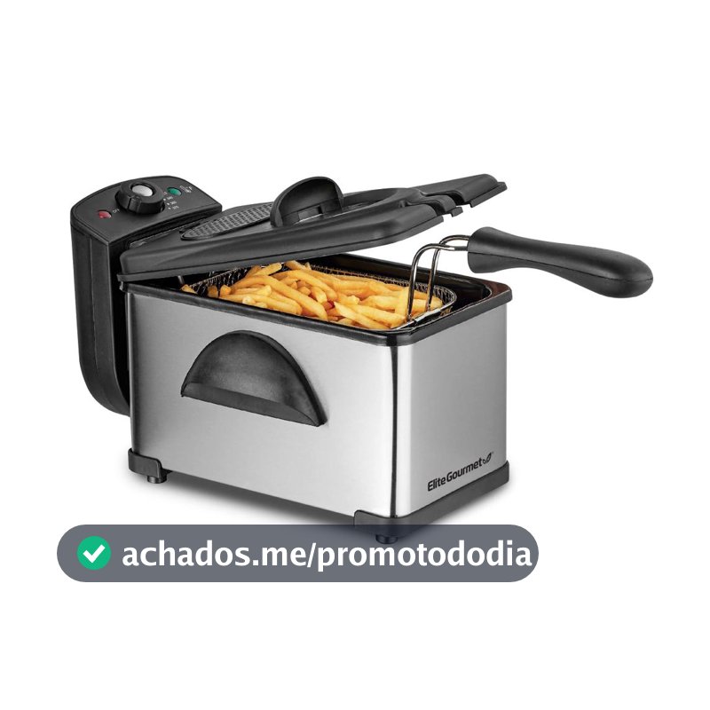 Fritadeira elétrica Elite Gourmet EDF2100 2L/ 1500W - Fritadeira Elétrica com Óleo - Magazine Lardathaiz