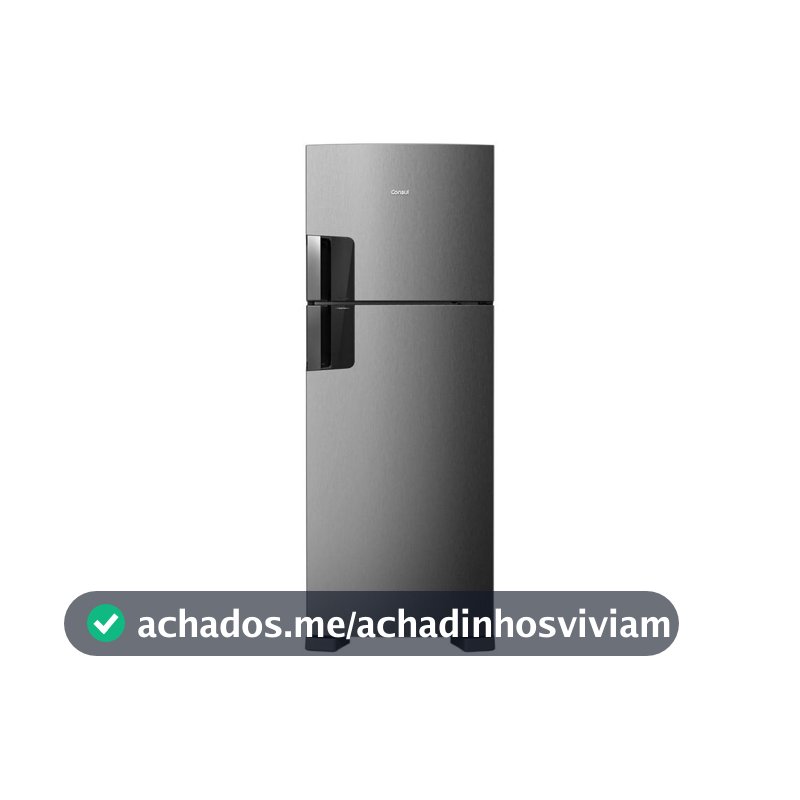 Geladeira/Refrigerador Consul Frost Free Inox Duplex 455L CRM53MKBNA