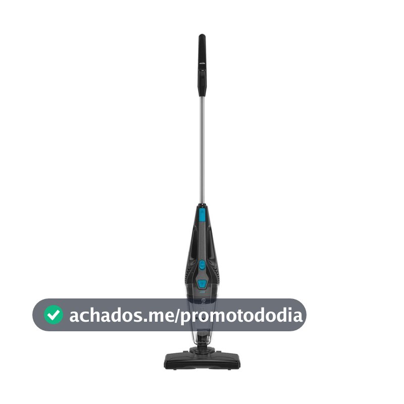 Aspirador de Pó Vertical 2 em 1 Preto e Azul Midea