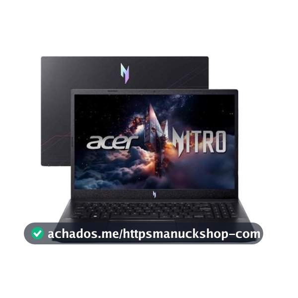 Notebook Gamer Acer Nitro V15 Intel Core i5 512GB SSD 8GB RAM 15,6" Full HD IPS Nvidia RTX 4050 6GB Linux ANV15-52-57MC