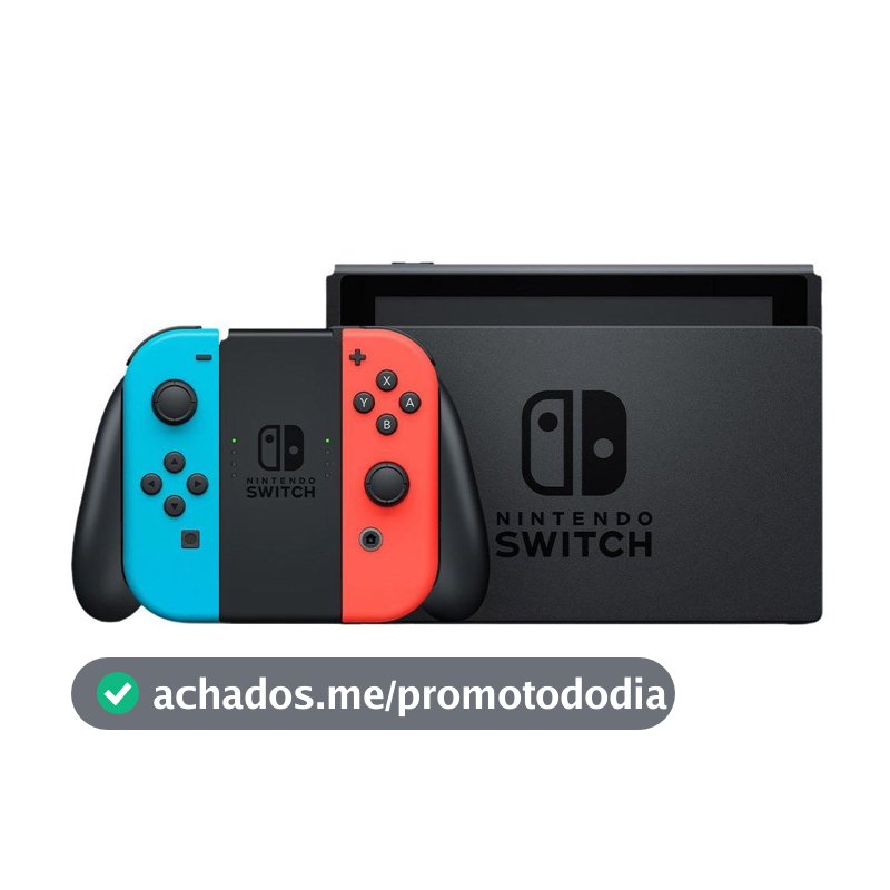 Nintendo Switch 32GB 2 Controles Joy-Con com Super Mario Bros. Wonder e 3 Meses de Assinatura Nintendo Switch Online - Console Nintendo Switch