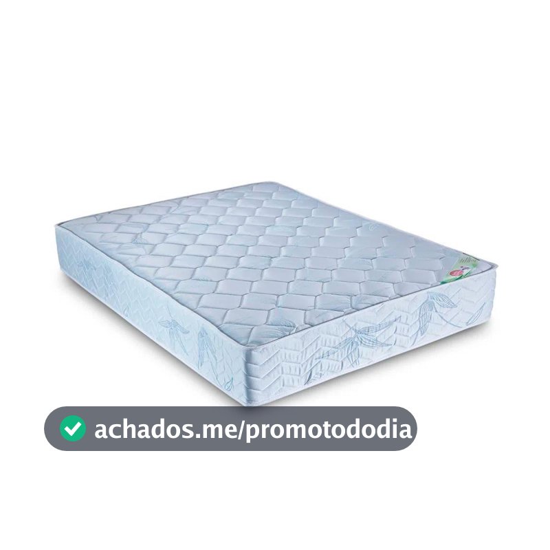 Colchão Casal Ortopédico Orthocrin Orthoclínico Ouro Azul Espuma Madeira 128x188x24 Medida Especial