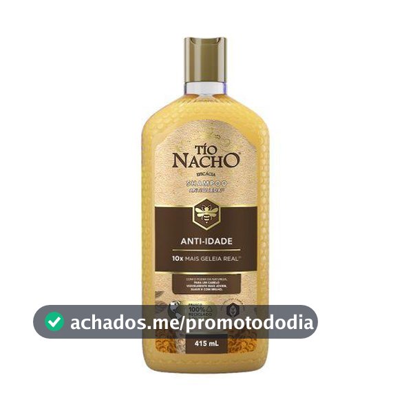 Tio Nacho Shampoo Antiqueda e Anti-idade 415ml - Shampoo Profissional - Magazine Axadinhos99