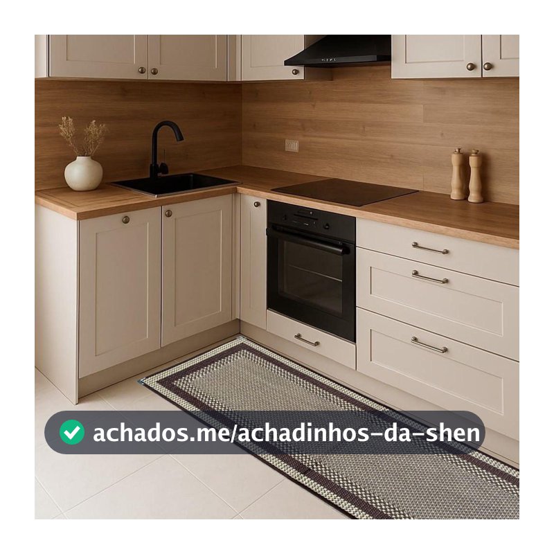 Passadeira Sisal Tapete Moderno 2,30x0,66 Base Antiderrapante - Lancer - Tapete para Cozinha - Magazine Palomadutra