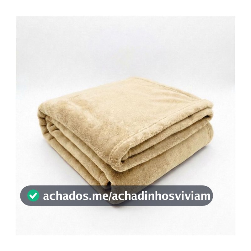 Mantinha Cobertor Soft Casal Ultra Macio Luxo Aconchego 2,00m x 1,80m 01 Peça