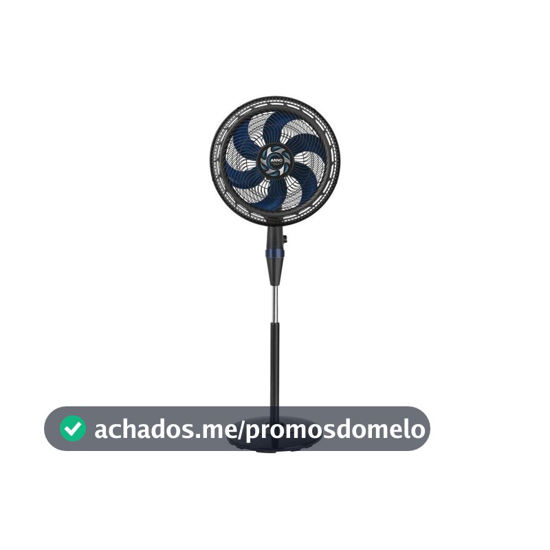 Ventilador Arno Coluna 40cm Xtreme Force Preto VB4C 127V - Ventilador de Coluna - Magazine Sacafarelli
