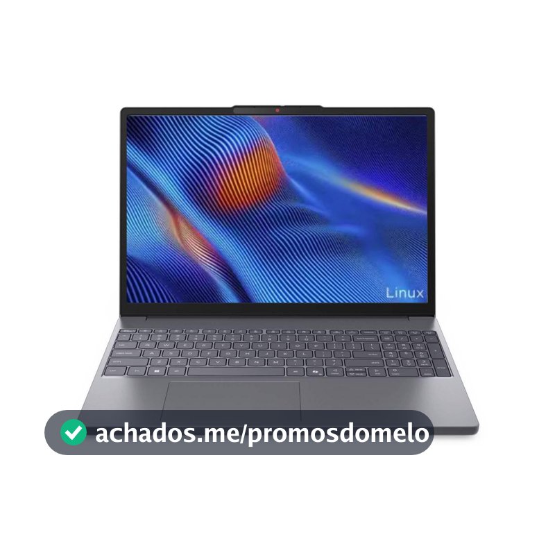 Notebook Lenovo IdeaPad Slim 3 15IRU10 Intel Core 3 100U 8GB 256GB SSD Linux 15.3" - 83NUS00000 Luna Grey