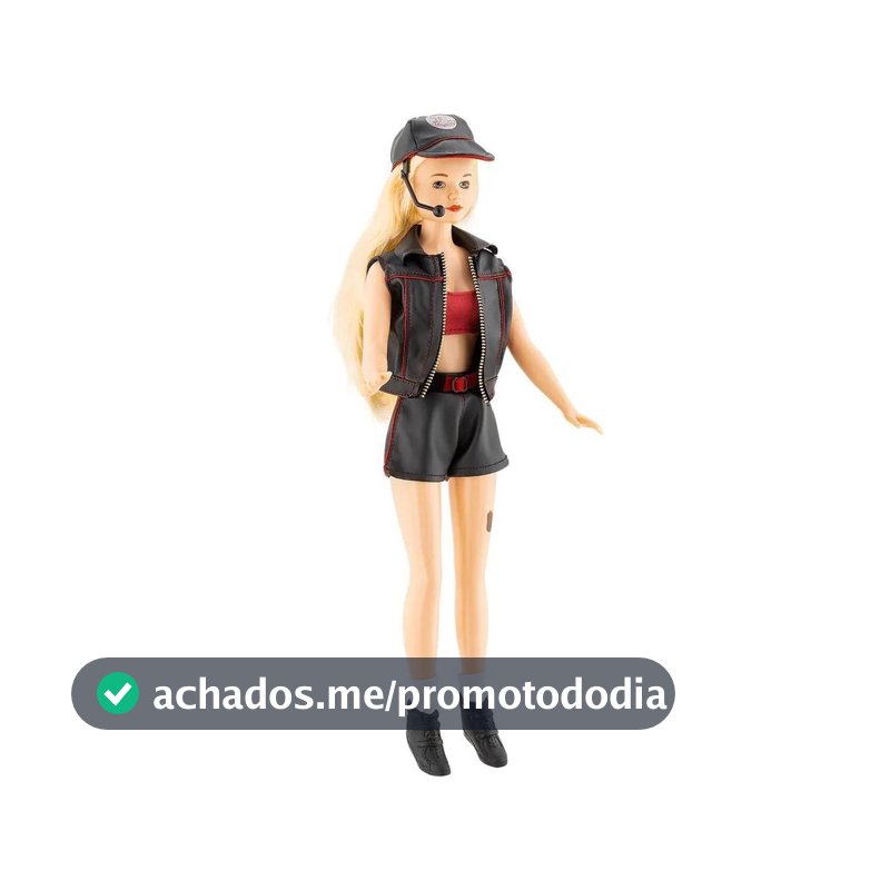 Boneca Angélica Estrela Retrô com Mecha Colorida