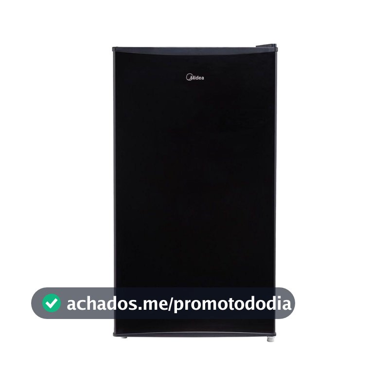 Frigobar 93 Litros Black Edition Inverter Bivolt Midea