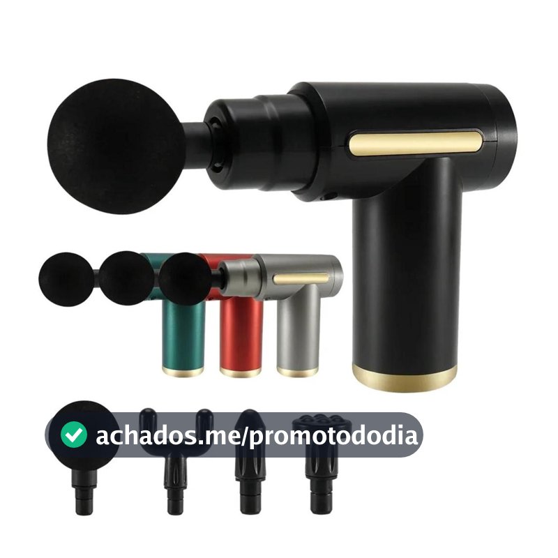 Massageador Elétrico Profissional Muscular  6 Velocidade Massagem