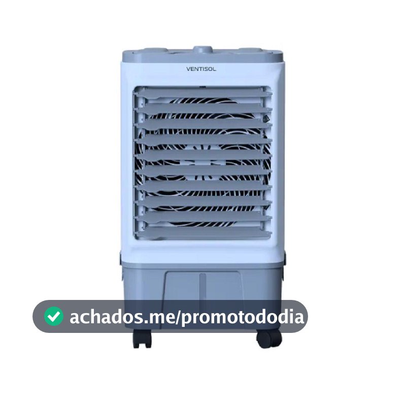 Climatizador de Ar Ventisol CLIN16 16 Litros 130W 5 em 1 Ventila Climatiza Umidifica Filtra e Circula o Ar