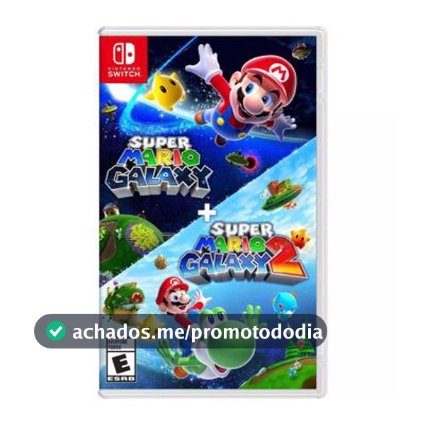 Super Mario Galaxy + Super Mario Galaxy 2 Switch Midia Fisica - Nintendo Of America - Jogos por Gêneros - Magazine Coelhonojapao