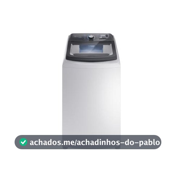 Lavadora de Roupas Electrolux 14,5kg Cesto Inox 11 Programas de Lavagem Branco Efficient LEE15
