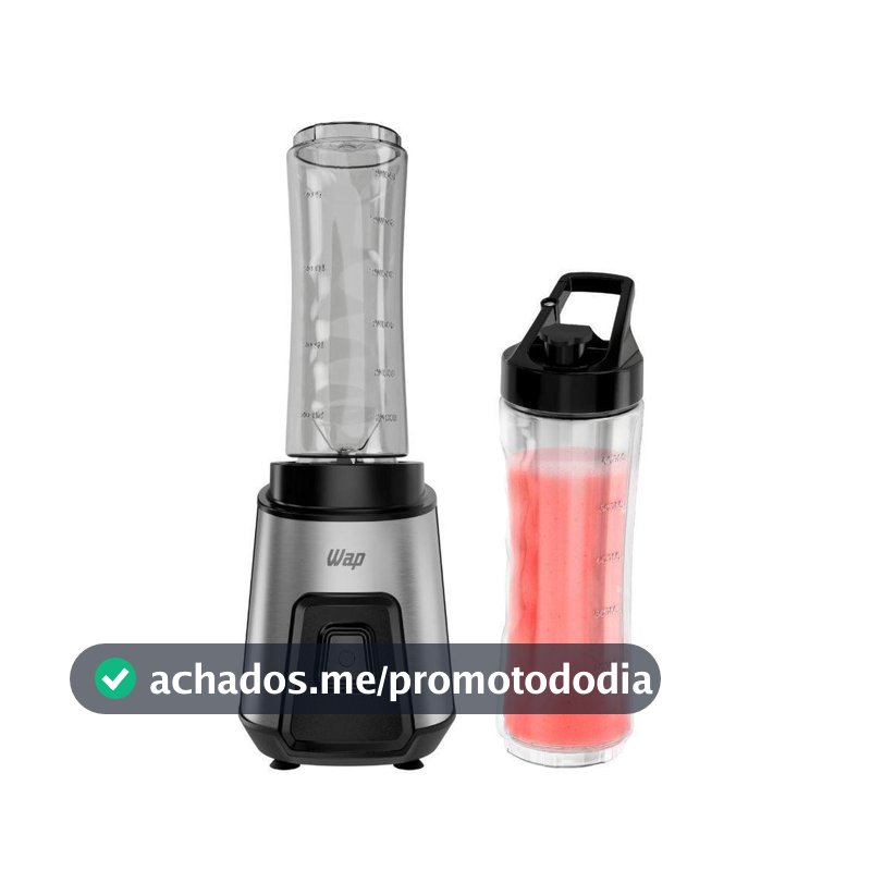 Blender WAP GO WBG600 300W 220V - Mini Liquidificador Portátil