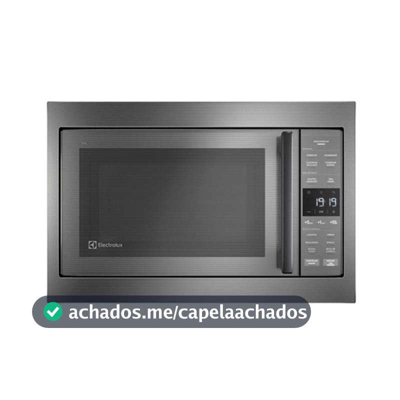 Micro-ondas de Embutir Electrolux Experience com 34 Litros de Capacidade Cinza - ME3BC - Micro-ondas - Magazine Sacafarelli