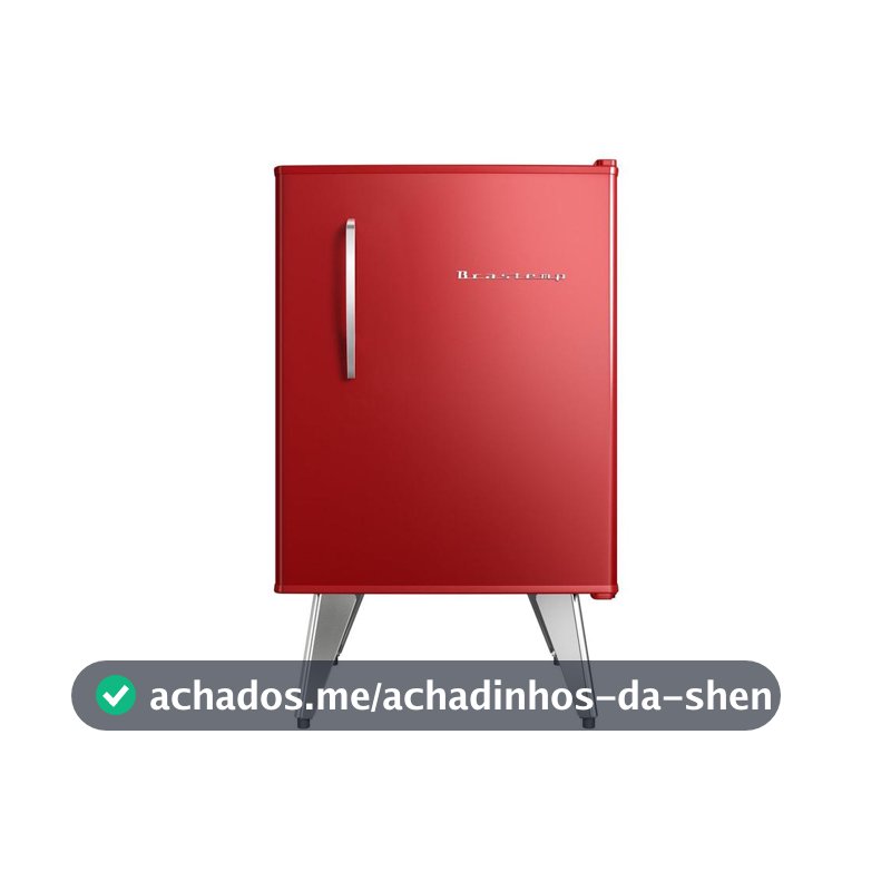Frigobar Brastemp 76L Vermelho Retrô BRA08HV