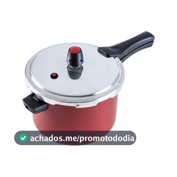 Panela de Pressão Panelux 4,5L Cereja Fechamento Externo Magnific