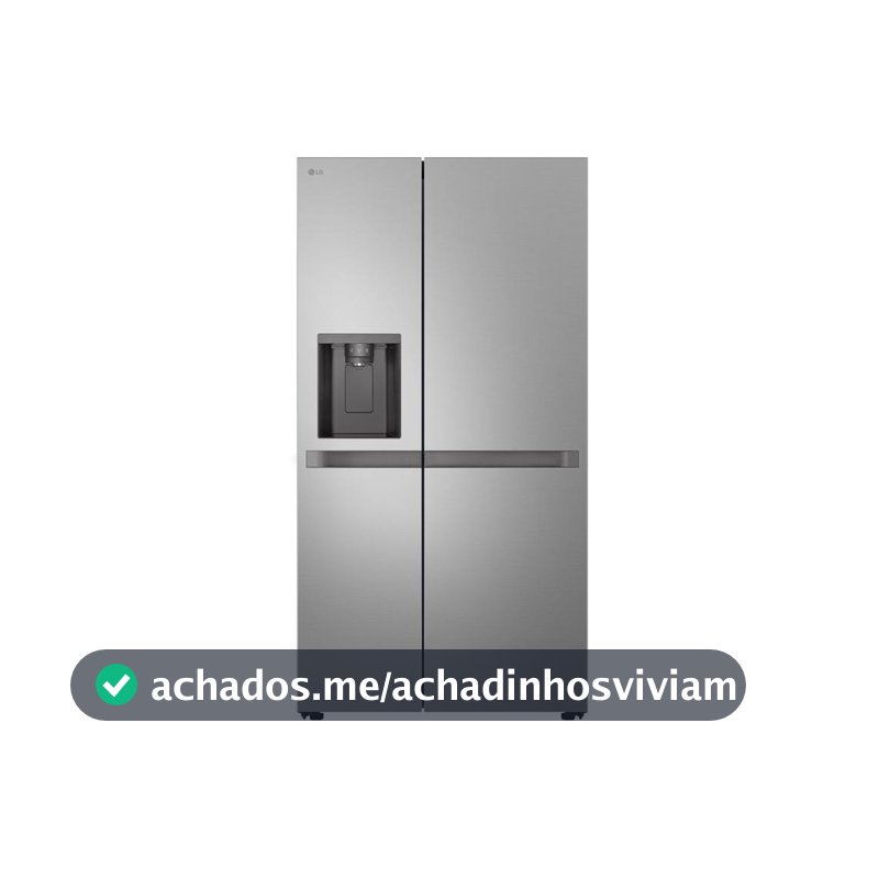 Geladeira/Refrigerador LG Smart Frost Free Side by Side Inox Look 638L GC-L267KLQX Bivolt