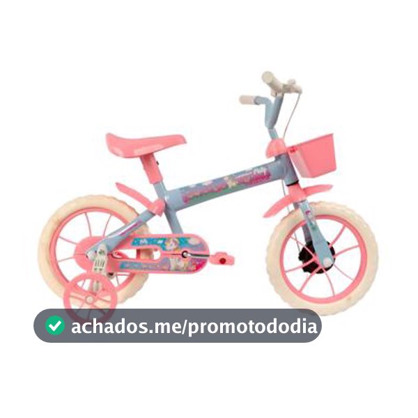 Bicicleta Infantil Aro 12 Verden Paty Menina 3-5 Anos -