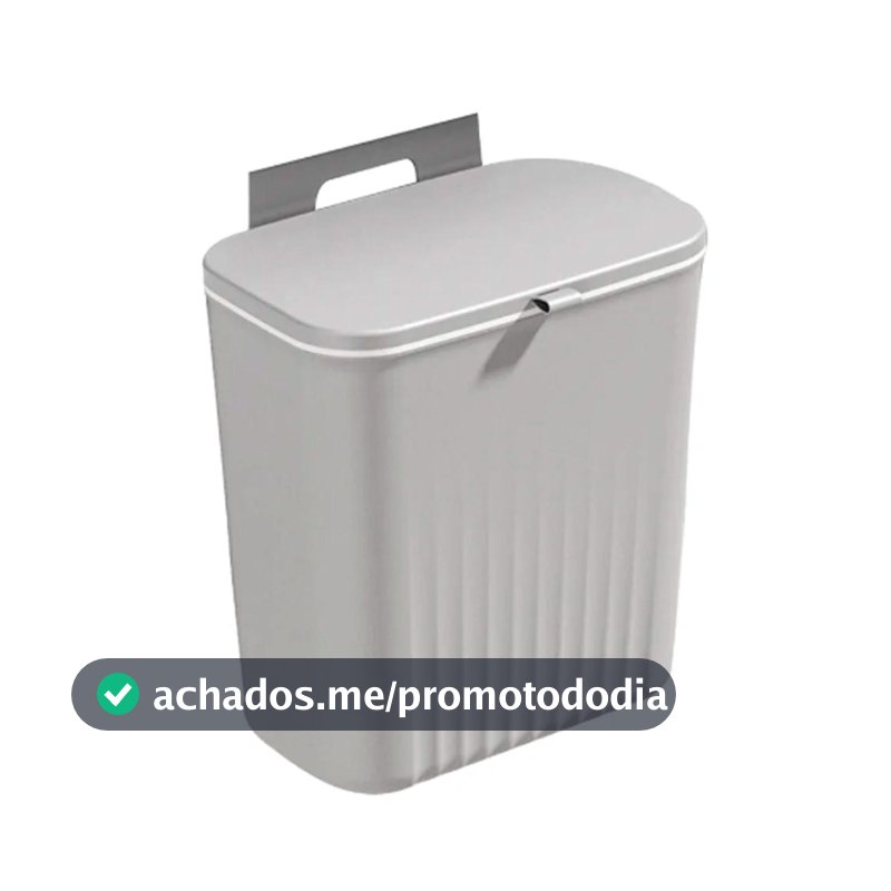 Lixeira Com Suporte Para Suspenser Tampa Inteligente Higiênica - Fwb - Lixeira Inteligente - Magazine Sacafarelli