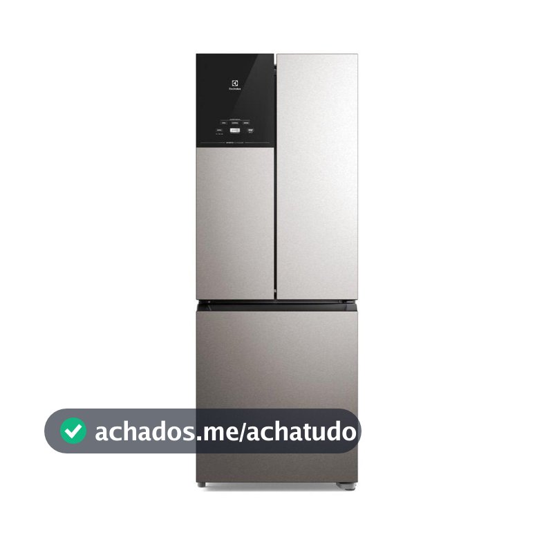 Geladeira/Refrigerador Electrolux Frost Free French Door Inox Look 484L Efficiente IM7S